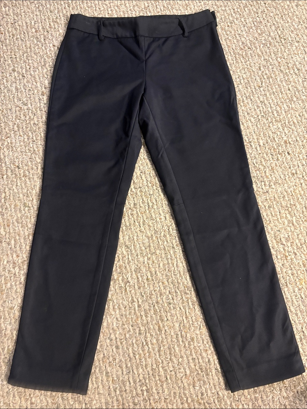 Babaton Women’s Cropped Black Slim Dress Pants with Side Zipper, Size 4